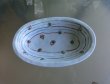 画像2: 水玉と線　色絵楕円皿　 (2)