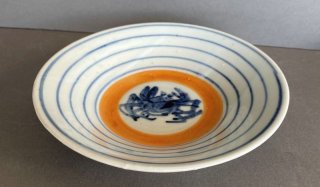 中尾万作 赤網文皿3枚セット 食器